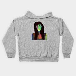 Rainbow Girl 1 Kids Hoodie